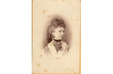 Porträt von Anna Heins, Schwester von Franz Mallmann (1851-1928)