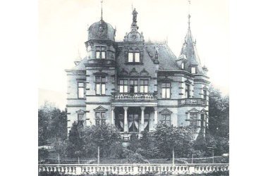 Villa Belgrano auf einem Kartengruß